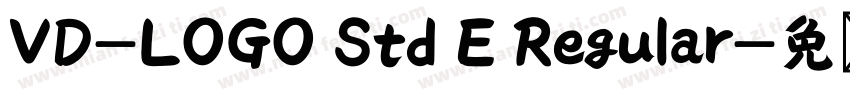 VD-LOGO Std E Regular字体转换